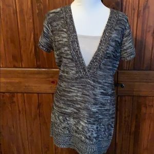 NWT short sleeve tunic sweater